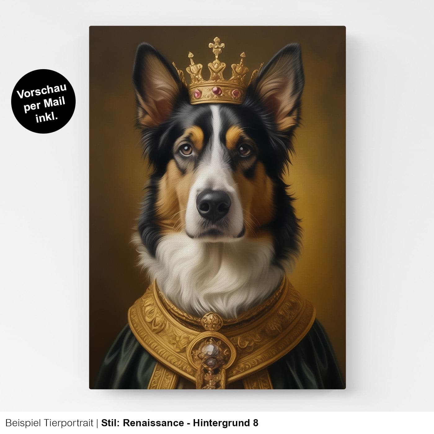 Tierportrait im Kostüm