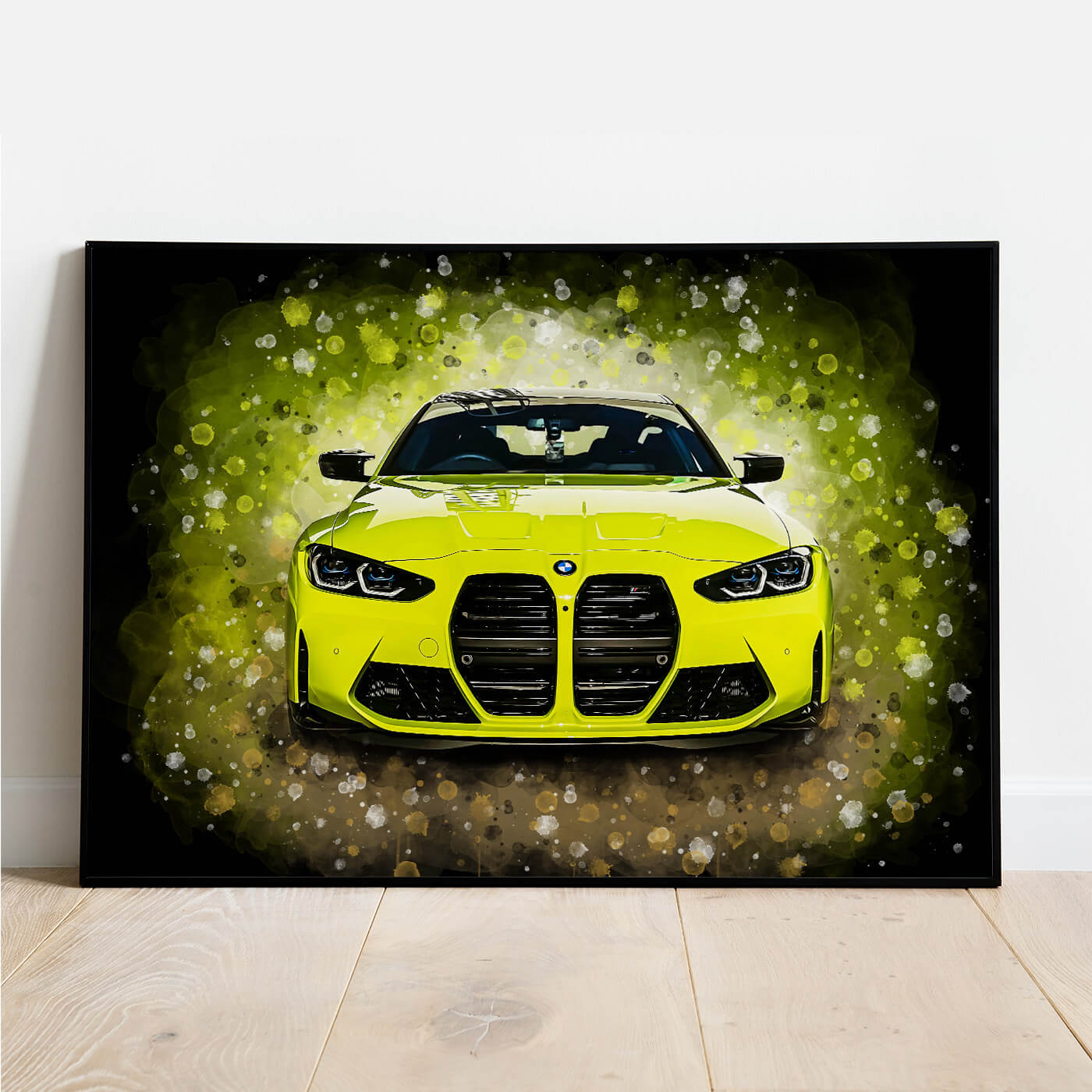 Eigenes Auto als Poster personalisiert