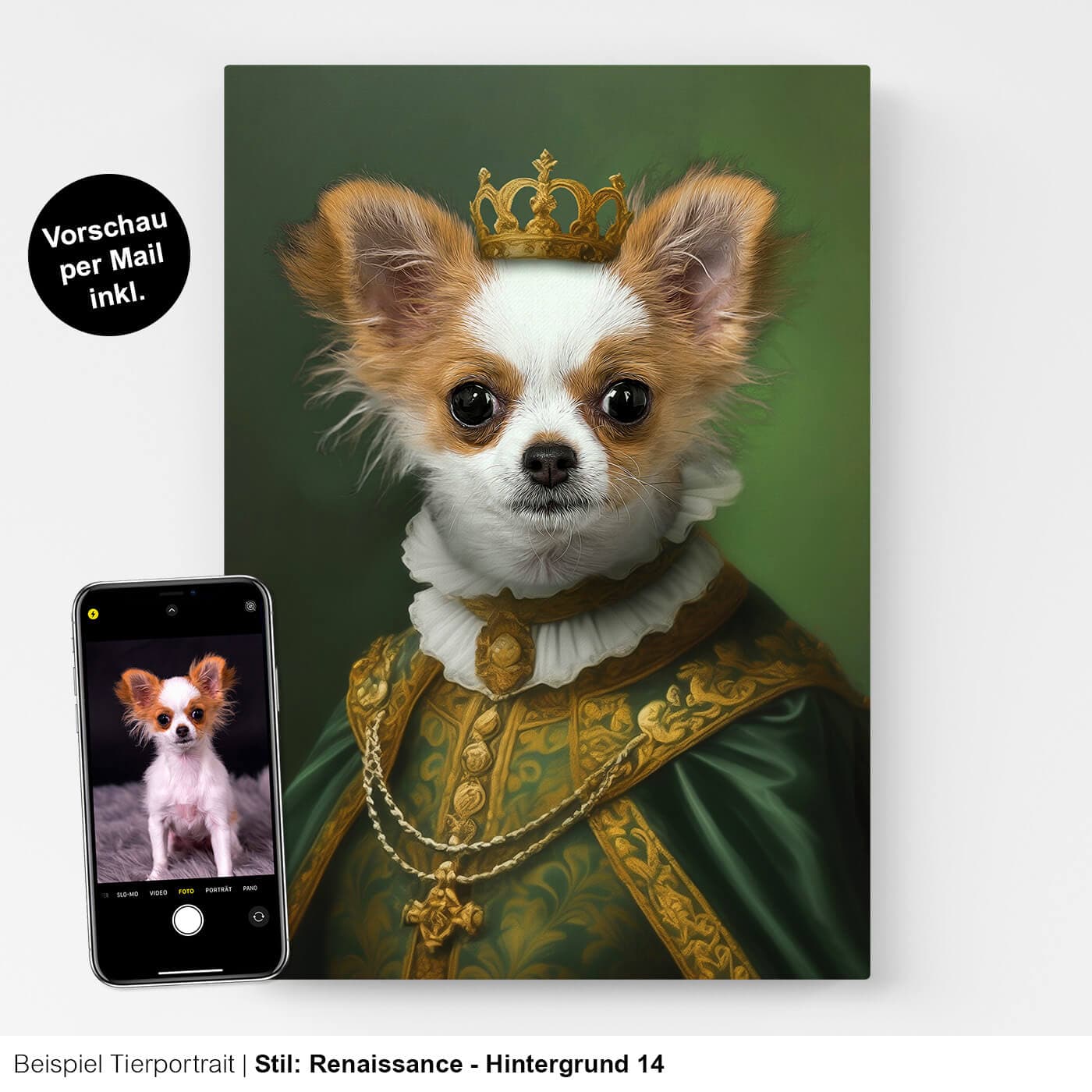 Hundeportrait König