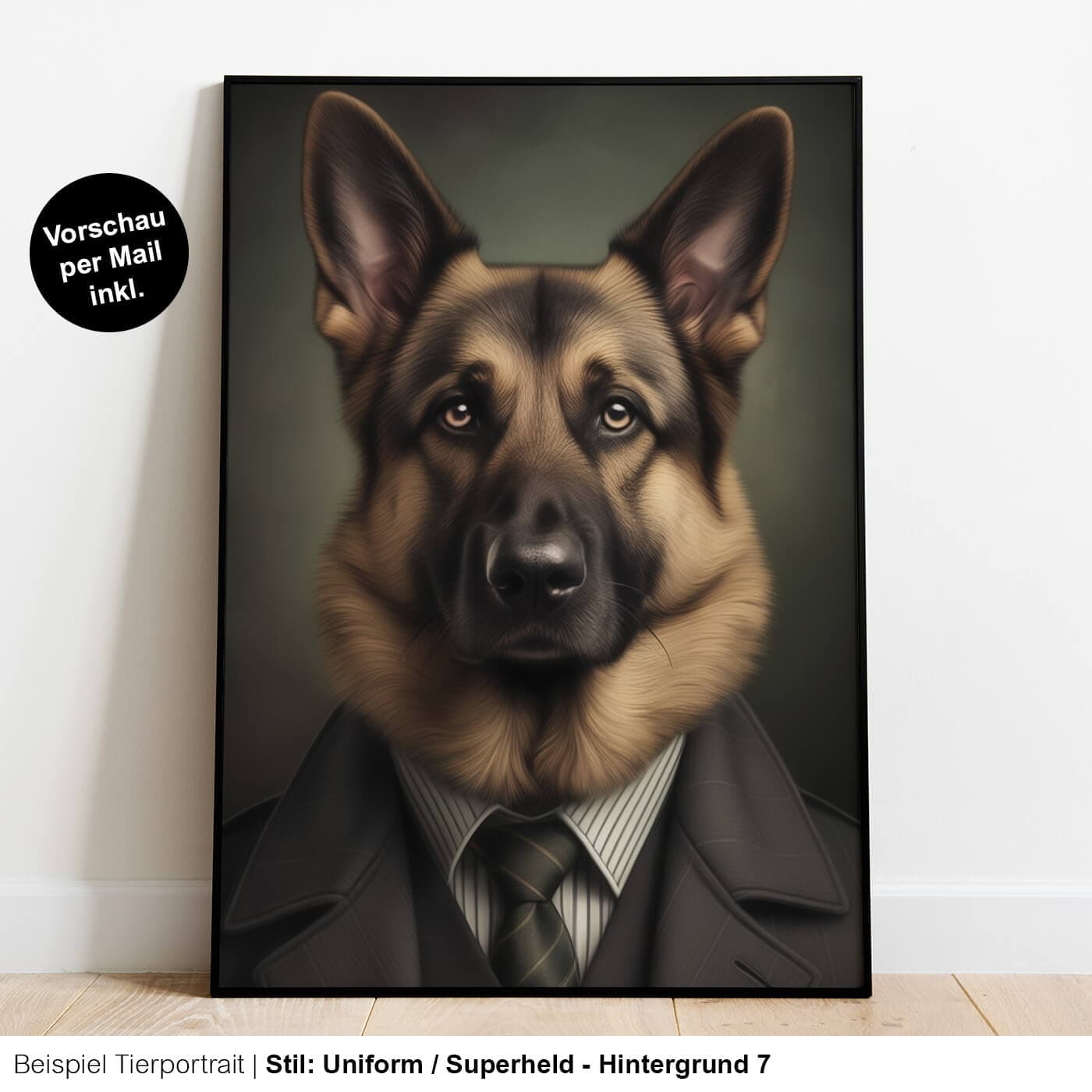 Hundeportrait Detektiv
