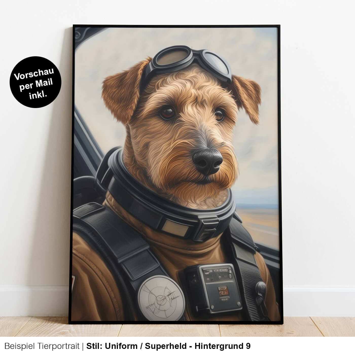 Hundeportrait Pilot