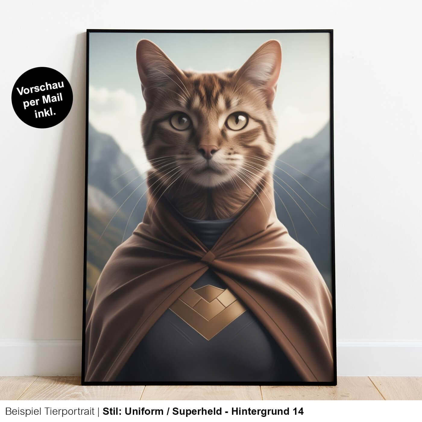 Superheld Portrait Tierportrait
